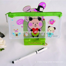 Customized promotional gift clear pencil bag